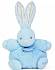 Мягкая игрушка из серии Жемчуг - Заяц маленький, голубой, 18 см.  - миниатюра №1
